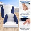 OGL Boat Seat Chair Helm Bucket Marine Captain Pontoon Foam Cushion Vinyl Upholstery Water UV Wind Proof 19.5x22x21.5 Inches