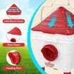 Chicken Feeder Hens Treadle Feeding 6KG 8.5L Waterer Set Automatic Food Dispense Rat Bird Proof for Poultry Rabbit With Bucket