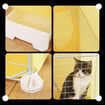 Cat Cage M Size Transparent Enclosure Pet Crate Litter Box Rabbit Hutch Pet Scene Kitty Kennel Bunny Ferret Home Playpen DIY Detachable