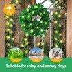 10m Solar Ivy Vine Lights 100 LED Fairy String Bedroom Outdoor Garden Fence Decor Wall Curtain Fake Plant Tree Leaf Garland Hanging Lamps