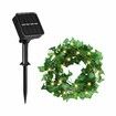 10m Solar Ivy Vine Lights 100 LED Fairy String Bedroom Outdoor Garden Fence Decor Wall Curtain Fake Plant Tree Leaf Garland Hanging Lamps