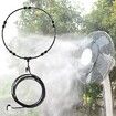 6m Tube 20inch Spray ring Fan Misting Kit Outdoor Cooling System  Mist Brass Nozzles Sprayer Brass Adapter for Cooling Patio Garden Greenhouse