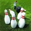 Novelty Place Giant Inflatable Bowling Set for Kids & Adults One 14 Inches Ball with Six 22 Inches Pins