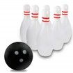 Novelty Place Giant Inflatable Bowling Set for Kids & Adults One 14 Inches Ball with Six 22 Inches Pins