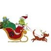 Grinch LED Light Yard Sign Stick Christmas Grinch outdoor garden decoration LED lights acrylic Christmas decorations