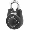Master Lock Locker Lock 1500iD Set Your Own Directional Combination Padlock, 1 Pack, Black