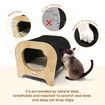 Cat Scratching Post Bed Toy Wooden Kitten Sisal Scratcher Tree Couch Chair Stool Scratchboard Lounger Pet Furniture Sofa Cushion Play Gym