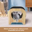 Cat Scratching Post Bed Toy Wooden Kitten Sisal Scratcher Tree Couch Chair Stool Scratchboard Lounger Pet Furniture Sofa Cushion Play Gym