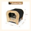 Cat Scratching Post Bed Toy Wooden Kitten Sisal Scratcher Tree Couch Chair Stool Scratchboard Lounger Pet Furniture Sofa Cushion Play Gym