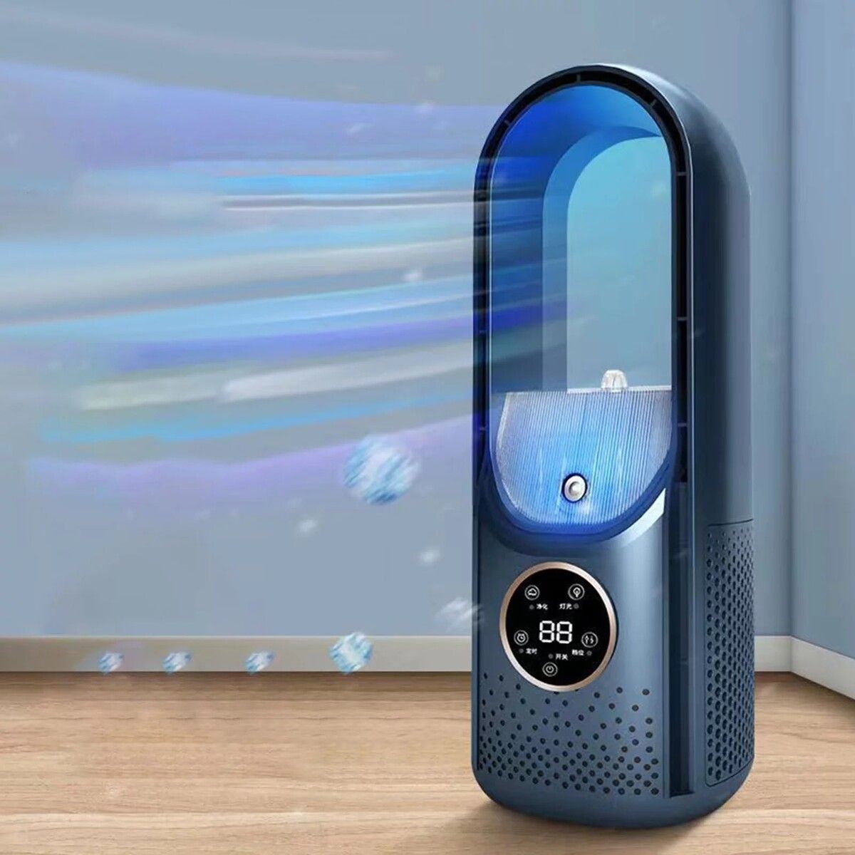 Portable Air Conditioner Personal Mini 6 Speed Evaporative Cooler Room Tent Cooling Unit Rechargeable Conditioning