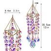 Crystal Suncatchers Hanging Wind Chime Style Garden Suncatcher Rainbow Maker Handmade Gold Plated Suncatcher