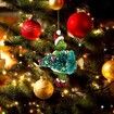 19pcs Acrylic Nightmare Before Christmas Tree Decorations Green Grinches Christmas Hanging 2D Flat Ornaments with Printing and Car Interior