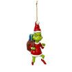 19pcs Acrylic Nightmare Before Christmas Tree Decorations Green Grinches Christmas Hanging 2D Flat Ornaments with Printing and Car Interior