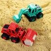 Construction Toys for 3 4 5 6 Years Old Boys Girls Kids,  Excavator,timber grab vehicle (Colorful 2 Pack)