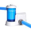 Bestway Filter Pump for Swimming Pool Cleaner Equipment Transparent 1500gal 58675 Flowclear