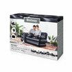 5 In 1 Bestway Inflatable Bed Air Couch 3 Seater Chair Recliner Foldable Sofa Mat Camping Mattress Built-In Pump