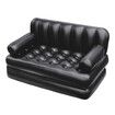 5 In 1 Bestway Inflatable Bed Air Couch 3 Seater Chair Recliner Foldable Sofa Mat Camping Mattress Built-In Pump