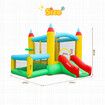 Jumping Castle Bouncer 4 In 1 Inflatable Bounce House Air Blower Kids Basketball Toy Ocean Ball Park Slide Trampoline Outdoor Playground Station Kidbot