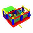 Inflatable Bounce House 8 In 1 Bouncer Outdoor Jumping Castle Air Blower Play Station Kids Family Party Slide Ball Pit Basketball Sun Shade Kidbot