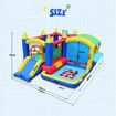 Inflatable Bounce House 8 In 1 Bouncer Outdoor Jumping Castle Air Blower Play Station Kids Family Party Slide Ball Pit Basketball Sun Shade Kidbot