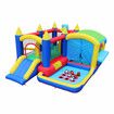 Inflatable Bounce House 8 In 1 Bouncer Outdoor Jumping Castle Air Blower Play Station Kids Family Party Slide Ball Pit Basketball Sun Shade Kidbot