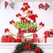 Grinch Christmas Door Decorations Front Doors Hanger Sign Thief Stole Wooden Hanging Ornaments Xmas Wall Window Tree Decor Indoor Outdoor