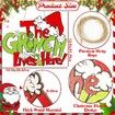 Grinch Christmas Door Decorations Front Doors Hanger Sign Thief Stole Wooden Hanging Ornaments Xmas Wall Window Tree Decor Indoor Outdoor