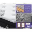 STARRY EUCALYPT Mattress Pocket Spring Double Size Latex Euro Top 34cm Bethany