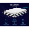 STARRY EUCALYPT Mattress Pillow Top Foam Bed King Single Bonnell Spring 22cm