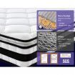 STARRY EUCALYPT Mattress Pillow Top Foam Bed King Single Bonnell Spring 22cm