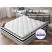 STARRY EUCALYPT Mattress Pillow Top Foam Bed King Single Bonnell Spring 22cm