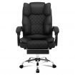 ALFORDSON Office Chair Footrest Executive Fabric Black