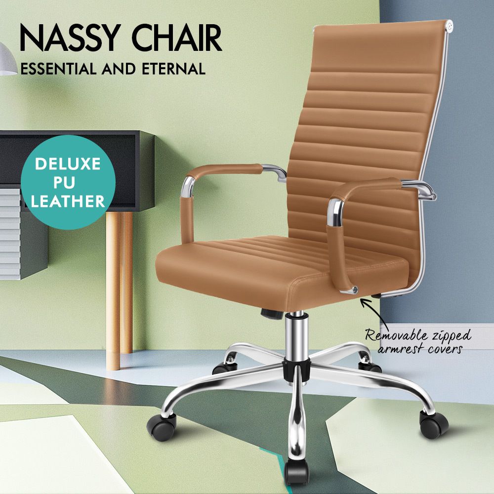 ALFORDSON Office Chair Executive Padded Seat Ergonomic Computer Study Gaming