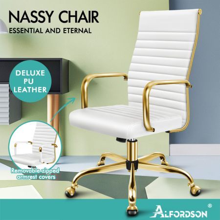 ALFORDSON Office Chair Executive Padded Seat Ergonomic Computer Study Gaming