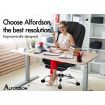 ALFORDSON Office Chair Gaming Executive Computer Racer Footrest Fabric Black