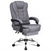 ALFORDSON Office Chair Gaming Executive Computer Racer Footrest Fabric Grey