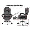 ALFORDSON Massage Office Chair Heated Seat Executive Racer Gaming PU Leather