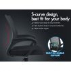 ALFORDSON Office Chair Mesh Executive Seat Gaming Computer Racing Work All Black