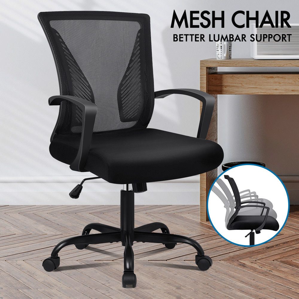 ALFORDSON Mesh Office Chair Executive Tilt Fabric Seat Gaming Racing Computer