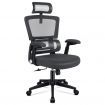 ALFORDSON Mesh Office Chair Ergonomic Computer Seat Black & Dark Grey