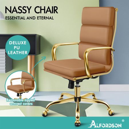 ALFORDSON Office Chair Ergonomic Paddings Executive Computer Work Seat High Back