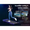 BLACK LORD Treadmill Electric Walking Pad Home Office Gym Fitness Remote Control Blue