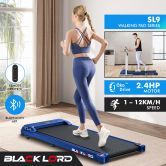 BLACK LORD Treadmill Electric Walking Pad Home Office Gym Fitness Remote Control Blue