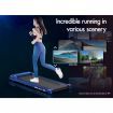 BLACK LORD Treadmill Electric Walking Pad Home Office Gym Fitness Remote Control Blue