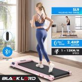 BLACK LORD Treadmill Electric Walking Pad Home Office Gym Fitness Remote Control Pink