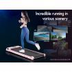 BLACK LORD Treadmill Electric Walking Pad Home Office Gym Fitness Remote Control Pink