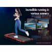 BLACK LORD Treadmill Electric Walking Pad Home Office Gym Fitness Remote Control Red