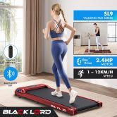 BLACK LORD Treadmill Electric Walking Pad Home Office Gym Fitness Remote Control Red