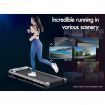 BLACK LORD Treadmill Electric Walking Pad Home Office Gym Fitness Remote Control Silver