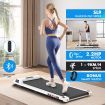 BLACK LORD Treadmill Electric Walking Pad Home Office Gym Fitness Remote Control White